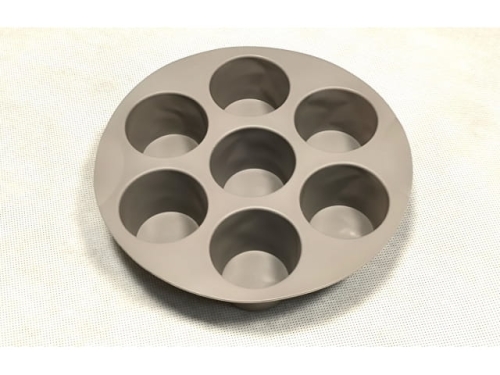 Air Fryer Silicone 7 Cups in 1 round Tray  (EKW25)