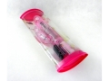 Rotating vibrator with clitoral massager  (MB-6080)