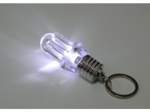 Keychain light bulb with LED diode (3 patterns) 1LED (PND-6766)