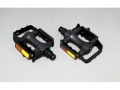 MTB bicycle pedals made of metal, complete with reflector (MJ6365)