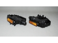 MTB bicycle pedals made of metal, complete with reflector (MJ6365)