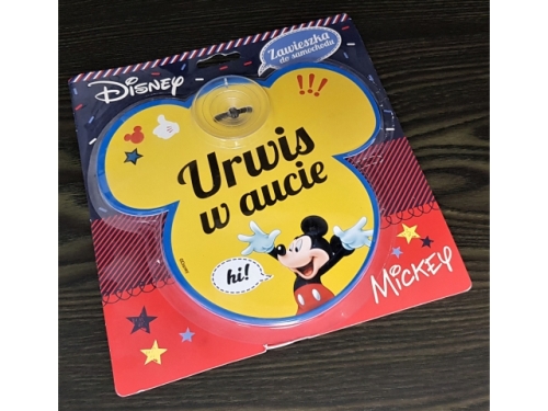 Mickey Mouse Window Hanger- Urwis w aucie  (5903420711004)