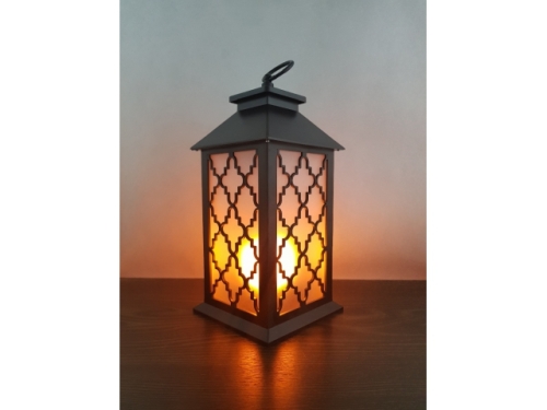 LED lantern with flame imitation (MJ11301)