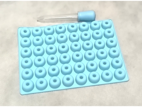 Silicone jelly donut mold with pipette (EKW203)