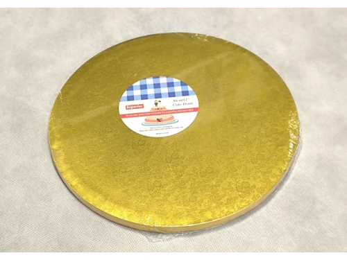Thick gold cake base 12mm/30cm (EBB311)
