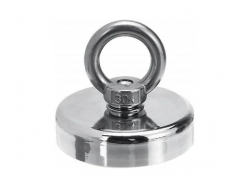 D60 Neodymium Eyelet Magnets - 60mm; Capacity Max: 120Kgs  (EGD503)