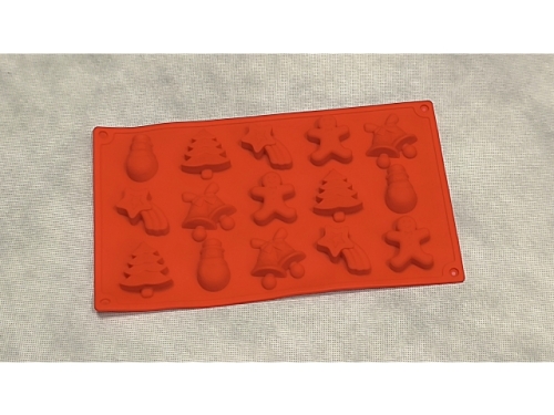 Chocolate Mould - Silicone Christmas Shapes (EBB394)