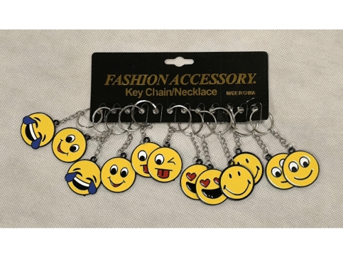 Emoji Keychain - 12Pcs/Card (EKC202)
