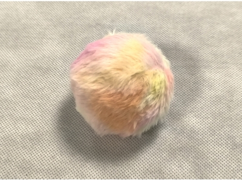 Plush Ball - 6.3Cms; Mixed Colors  (ECG66)