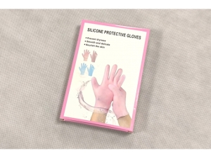 Silicone Moisturizing Spa Gloves - 60Gms/pair; One size fits all  (EHW621)