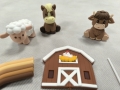 Cake Topper Farm Animal Set - 5pcs/set  (EBB365)