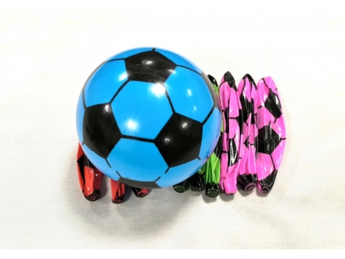 Beachball - 50gms; 23Cms; Mixed Colors/Styles;  (ECG59)