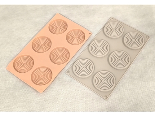 Mini Cake Silicone Mould (6 in 1) - 26*17Cm  (EBB1326)