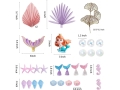 Cake Topper Mermaid Set - 32pcs/set  (EBB364)