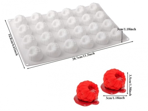 Chocolate Mould - Rasberries; 29*17Cms; (EBB228)