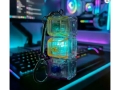 3 Keyboard Keys/Buttons Keychain with light - Transparent; ABSmaterial; (EKC548)