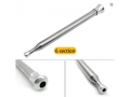 Telescopic Blow Poke - SUS 201; 6 sections; dia: 16mm; full size 63.5cm; (ETB53)