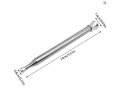 Telescopic Blow Poke - SUS 201; 6 sections; dia: 16mm; full size 63.5cm; (ETB53)