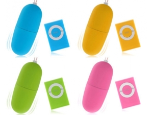 Vibrating egg vibrator with wireless remote control (MB-6079)