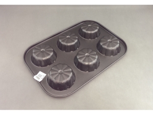 Muffin baking mold for 6 pcs.(MJ847)