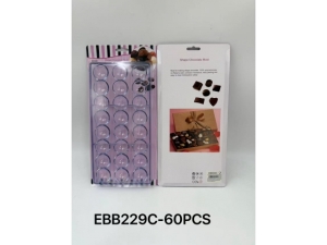 Chocolate Mould - Transparent; Round shaped; 27.5*13.5cm; PC material; Opp Packing  (EBB229)
