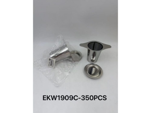 Tea Strainer & Herb Infuser with lid - Lid SUS201; Infuser SUS304 material; Single Opp packing (EKW1909) 