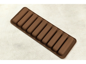 Brownie Bar Mould - Silicone; 10 in 1; 50 Gms; 26*9Cms (EBB33)