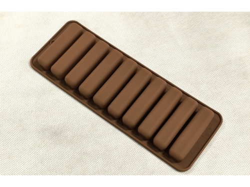 Brownie Bar Mould - Silicone; 10 in 1; 50 Gms; 26*9Cms (EBB33)