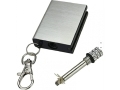 Firelighter Keychain - stainless steel; 40*30*10mm;  (ETL266)