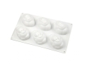 Mini Cake Silicone Mould - Fluffy Cloud Pastry; 29*17*4.2Cms (EBB1351)