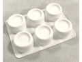 Mini Cake / Tart Silicone Mould - (6 in 1)Tray; 22.5*6.5*4Cms  (EBB1336)