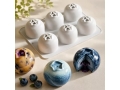 Fondant Moulds - Silicone; 8 Rasberries in 1 Single portion Rectangular Tray; 25*17.5*4Cms  (EBB1926)