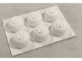 Fondant Moulds - Silicone; 8 Rasberries in 1 Single portion Rectangular Tray; 25*17.5*4Cms  (EBB1926)