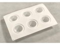 Fondant Moulds - Silicone; 8 Rasberries in 1 Single portion Rectangular Tray; 25*17.5*4Cms  (EBB1926)