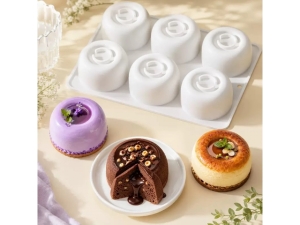 Mini Cake Silicone Mould - Wheel; 22.5*16.5Cms (EBB1353)