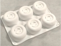Mini Cake Silicone Mould - Wheel; 22.5*16.5Cms (EBB1353)