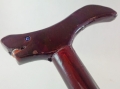 Wooden walking stick with a pattern 88 cm