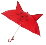 Children's Umbrella With Ears & 8 panels - Length 60cm; Diameter 66cm (EUM104J)