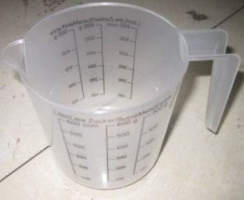 Plastic cup with spoon 600ml   MJ8192