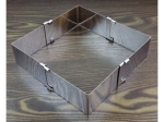 Cake Ring - Metal; Square; (Adjustable) - 15*28Cms (EBB89P)