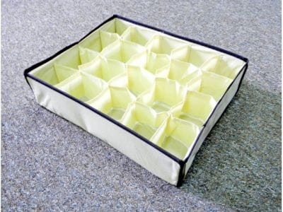Organizer for underwear 20 compartments