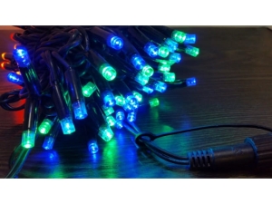 Christmas tree lights 100 LED multicolour external   (MJ4205 M)