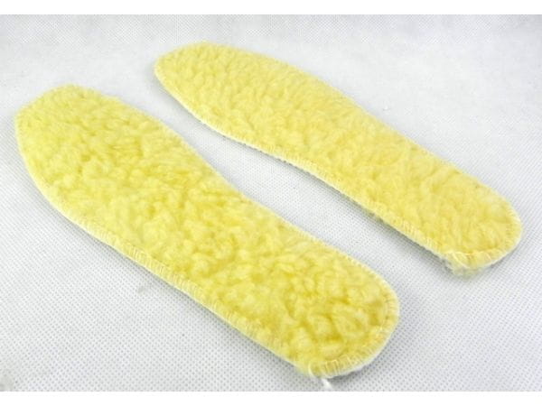 Insoles for shoes with sheepskin