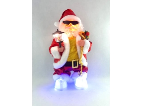 Dances and luminous SANTA, 28 cm   MJ7078