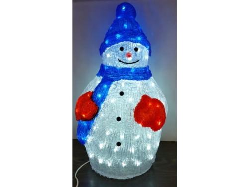 Christmas decoration, LED Acrylic Snowman, large  MJ8957