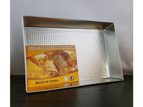 Baking Tray - Aluminium - 47.24*36*6.5 Cms (MB-13539)