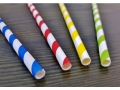 Drinking Paper straws 25pcs 20cm - (MJ11639, EPY202S)