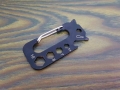 Multitool steel carabiner 7cm EDC      ZJ18092607