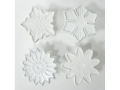Molded cookie cutters snowflakes 4 pcs KQ0457