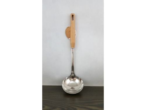 Ladle steel, wooden handle MB-8988